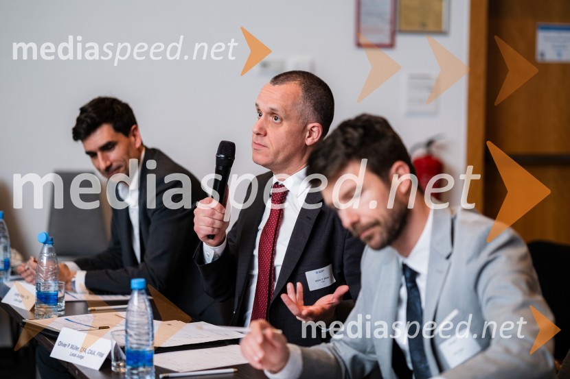  Andrej Petek, CFA, član uprave Triglav Skladi;  Oliver P. Müller, CFA, CAIA, FRM, CFA Society SwitzerlandCFA Research Challenge 2023/2024