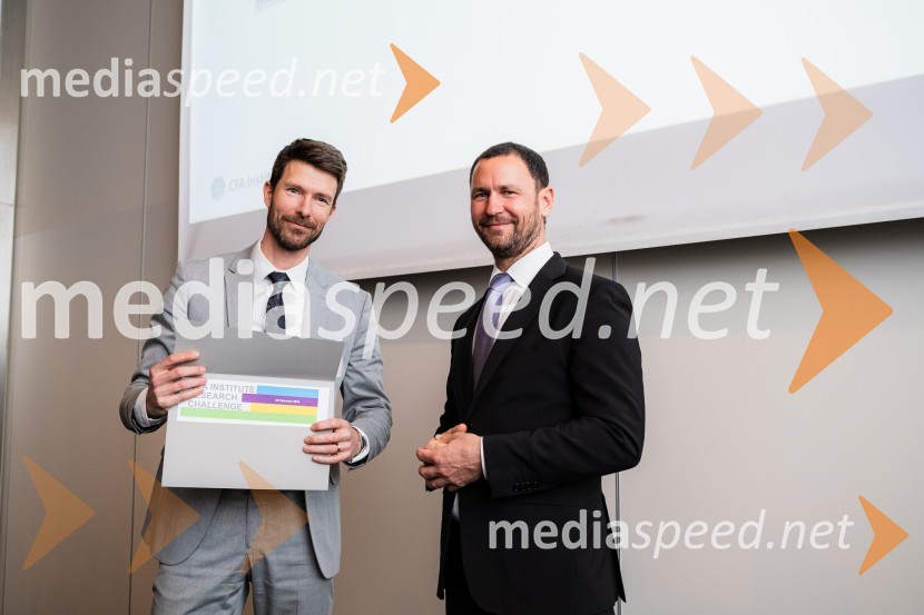  Blaž Hribar, CFA, član uprave Pokojninske družbe A; dr. Primož Dolenc, Banka SlovenijeCFA Research Challenge 2023/2024