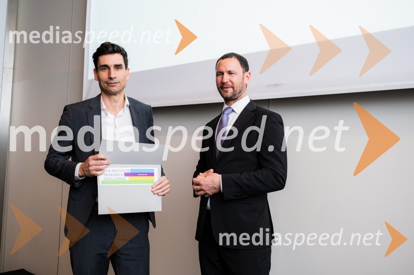  Andrej Petek, CFA, član uprave Triglav Skladi; dr. Primož Dolenc, Banka SlovenijeCFA Research Challenge 2023/2024