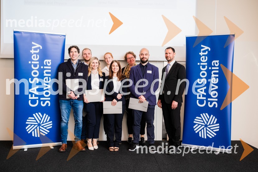  Damjan Kovačič;  Aleksandar Toplichanski;  Dorotea Pittner;  Dominika Virt;  Ajda Lipnik;  ... ;  Anej Grašič; dr. Primož Dolenc, Banka SlovenijeCFA Research Challenge 2023/2024