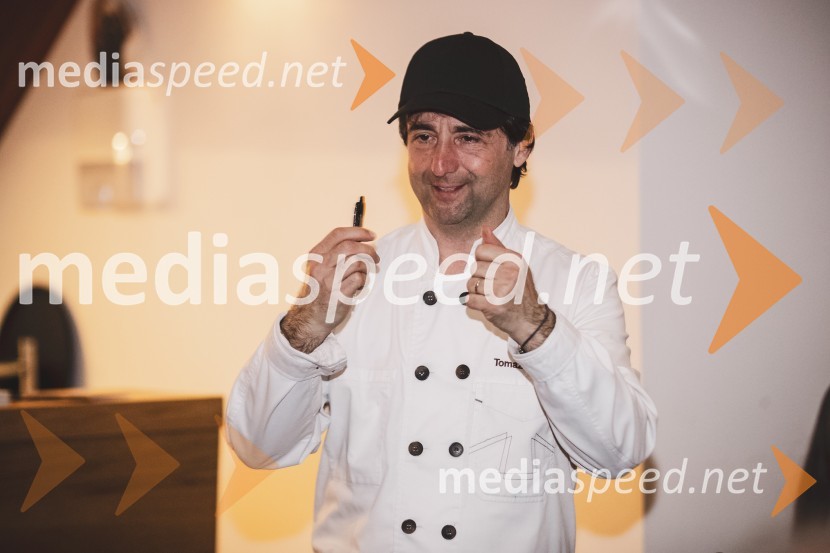  Tomaž Kavčič, kuharski mojster, Pri Lojzetu, Zemono, podpredsednik BASSSteyerjev tradicionalni kulinarični večer s Tomažem Kavčičem