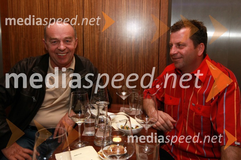 Ivan Žilić, direktor podjetja Gost d.o.o. in Milan Pobrnik, podjetje Dveri-Pax d.o.o.Rožmarin, koncert skupine Leeloojamais