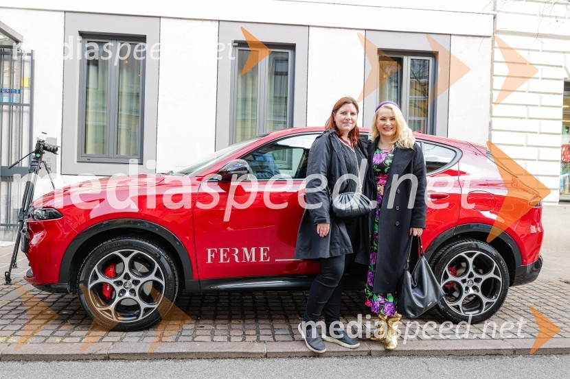  Teja Pelko, novinarka, Svet24;  Danica Lovenjak, novinarka, voditeljicaAlfa Romeo in modna hiša Ferme združujeta poti