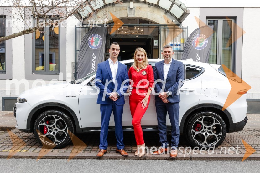  ... ;  Maja Ferme, modna oblikovalka;  Uroš Mravinec, Avto Triglav d.o.o.Alfa Romeo in modna hiša Ferme združujeta poti