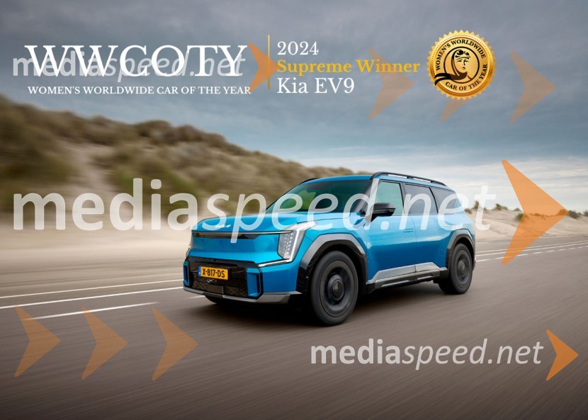 Kia EV9 je svetovni avto leta po izboru žensk 2024