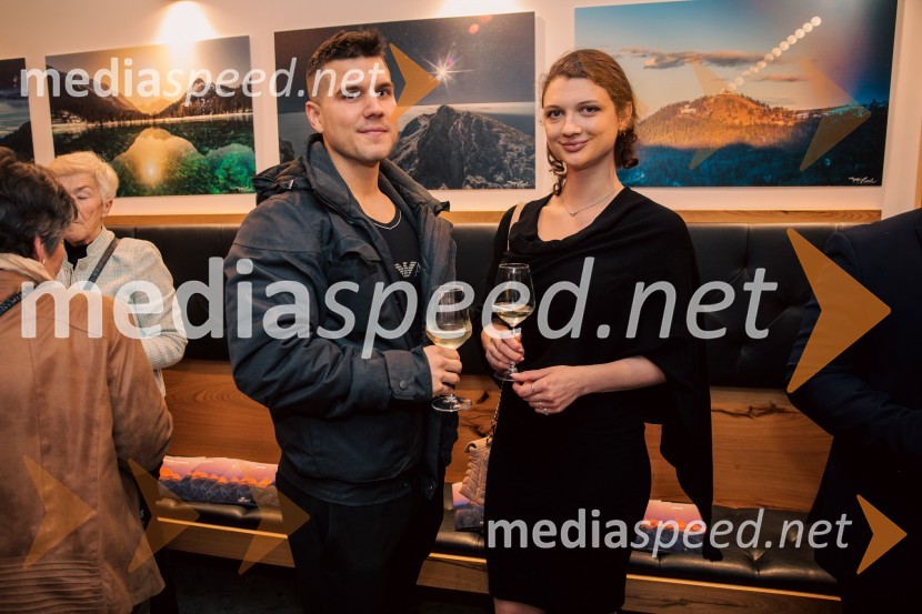 Slovenija, 4 barve, odprtje razstave Gregorja Kresala