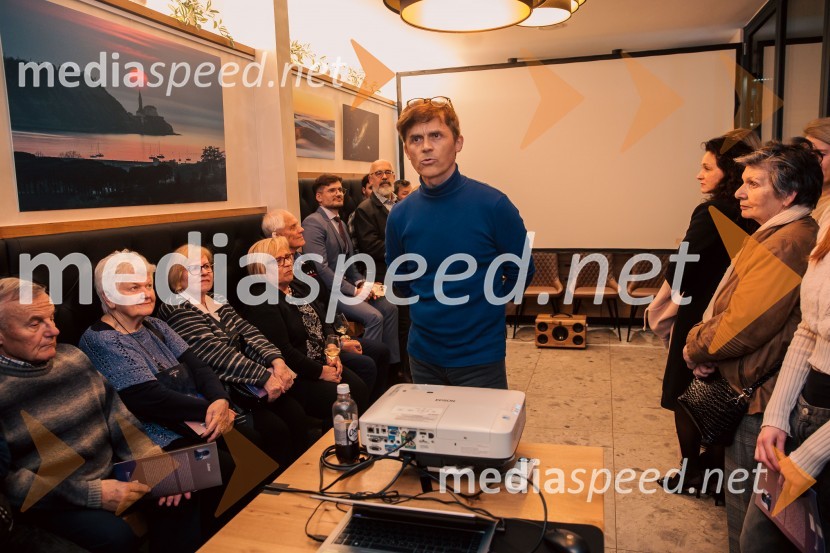  Gregor Kresal, filmski ustvarjalec in fotograf, nekdanji alpinistSlovenija, 4 barve, odprtje razstave Gregorja Kresala