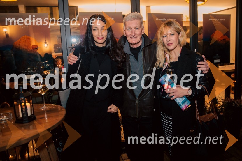  Vesna Milek, novinarka in publicistka;  Domen Vidmar, zobozdravnik; dr. Mojca Amon, dipl. fiziot., lastnica, terapevtski studio MotionFitSlovenija, 4 barve, odprtje razstave Gregorja Kresala