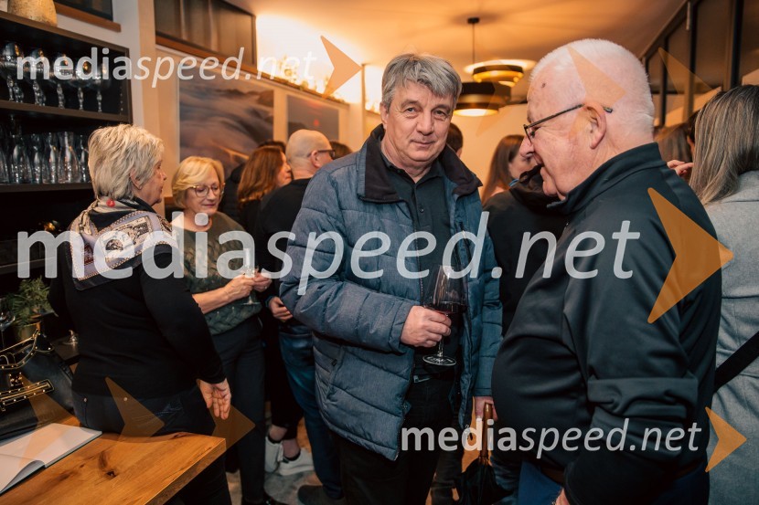  Jožef Školč, Glavni tajnik  ZOTKSSlovenija, 4 barve, odprtje razstave Gregorja Kresala