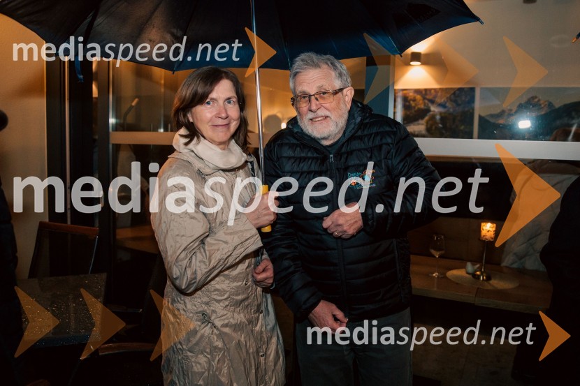 Slovenija, 4 barve, odprtje razstave Gregorja Kresala