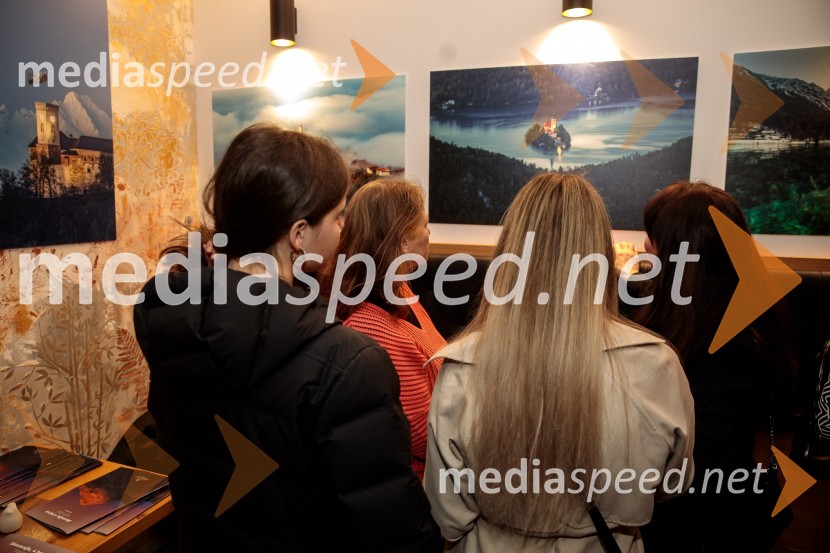 Slovenija, 4 barve, odprtje razstave Gregorja Kresala