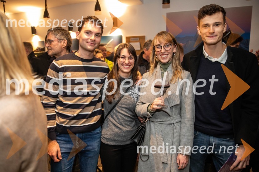 Slovenija, 4 barve, odprtje razstave Gregorja Kresala