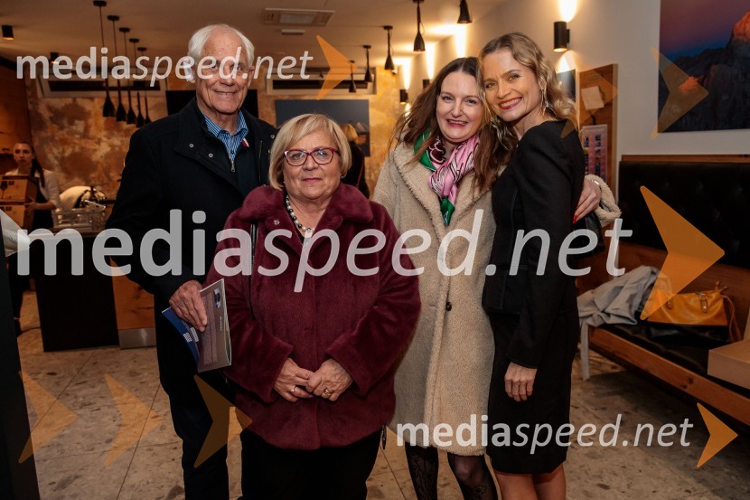 prof. dr. Janez Kresal; izr. prof. dr.  Friderika Kresal, Visokošolski zavod Fizioterapevtika;  Maruša Senica, Odvetniška pisarna Senica & partnerji, d.o.o;  Katarina Kresal, odvetnica, nekdanja ministrica za notranje zadeveSlovenija, 4 barve, odprtje razstave Gregorja Kresala