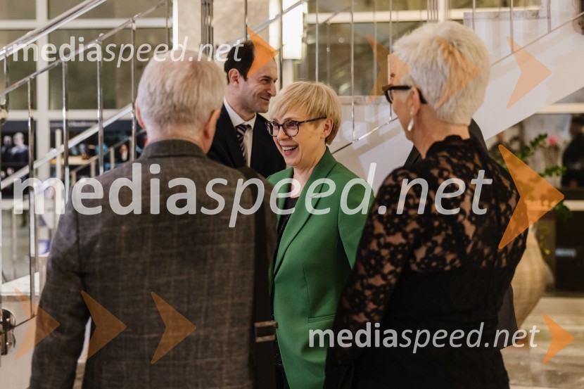 dr. Nataša Pirc Musar, predsednica Republike SlovenijePremiera Ko se mrtvi prebudimo, SNG Nova Gorica