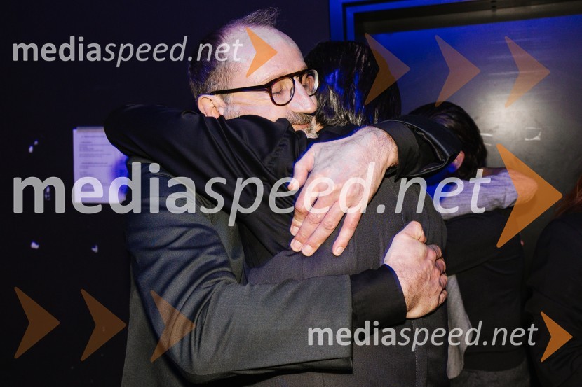  Blaž Valič, igralec;  Gorazd Jakomini, igralec Premiera Ko se mrtvi prebudimo, SNG Nova Gorica