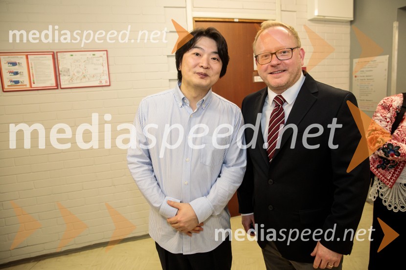  Kazuki Yamada, dirgent; mag. Aleš Drenik, vodja programa resne glasbe, opere in balet, Cankarjev domSimfonični orkester mesta Birmingham, Cankarjev dom