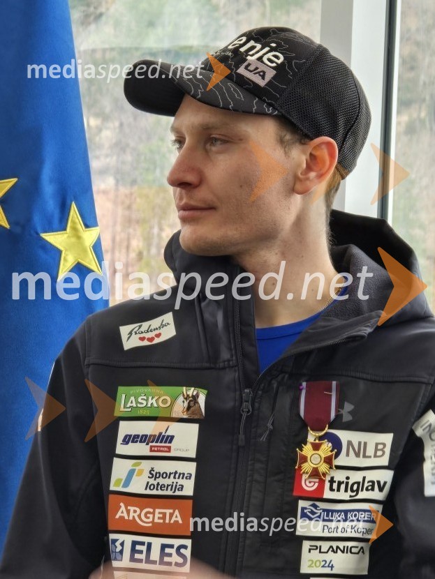  Anže Lanišek, smučarski skakalecPlanica 2024, četrtek