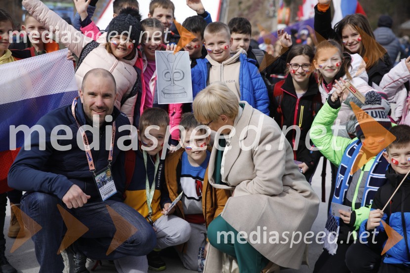  Uroš Zupan, direktor, Smučarska zveza Slovenije ; dr. Nataša Pirc Musar, predsednica Republike SlovenijePlanica 2024, četrtek