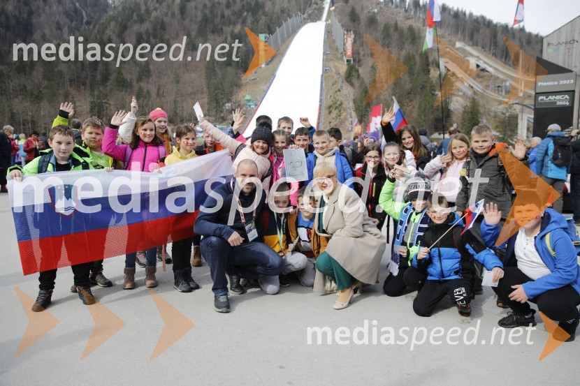  Uroš Zupan, direktor, Smučarska zveza Slovenije ; dr. Nataša Pirc Musar, predsednica Republike SlovenijePlanica 2024, četrtek