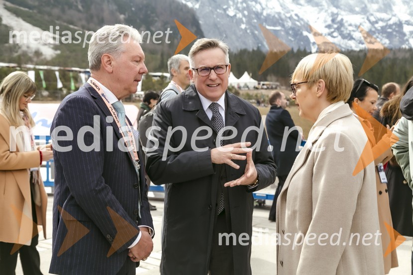  ... ;  Krzysztof Olendzki, poljski veleposlanik; dr. Nataša Pirc Musar, predsednica Republike SlovenijePlanica 2024, četrtek