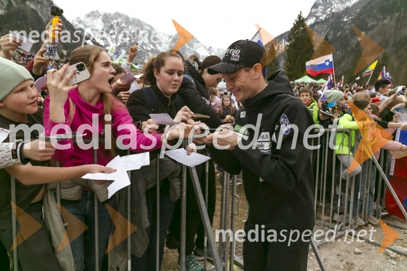  Anže Lanišek, smučarski skakalecPlanica 2024, četrtek