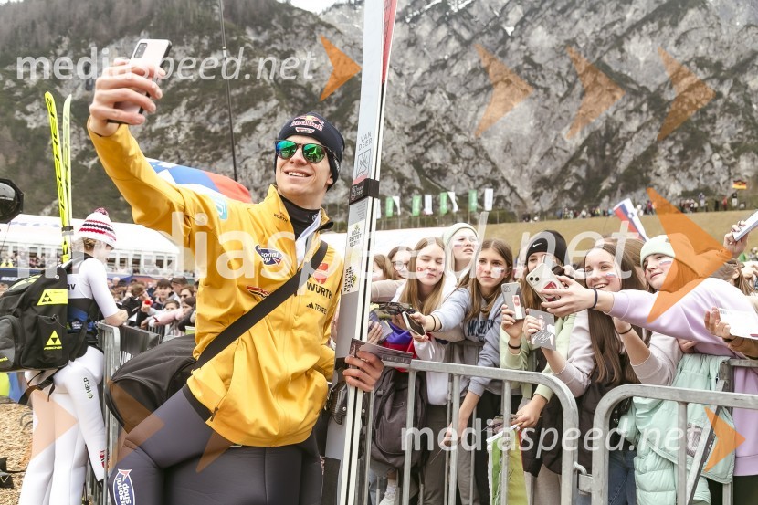  Andreas Wellinger, smučarski skakalec (Nemčija)Planica 2024, četrtek