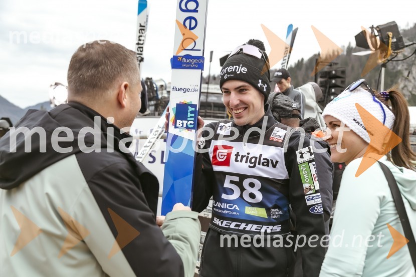  Timi Zajc, smučarski skakalec;  Nuša Rakovec, Zavod SLOSKIPlanica 2024, četrtek