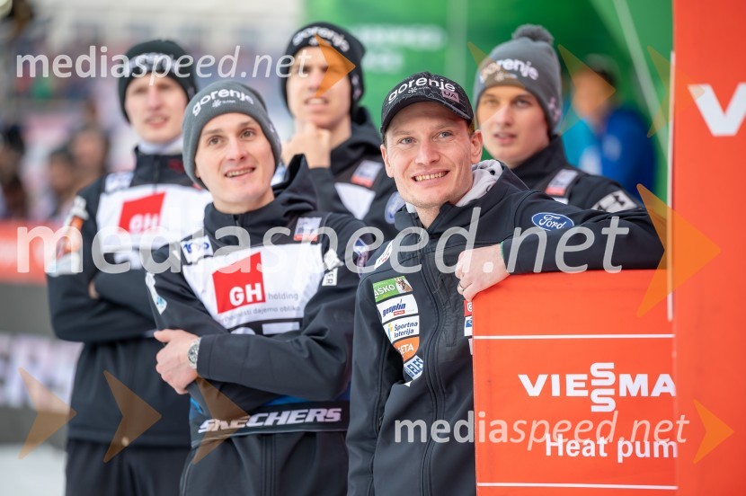  Domen Prevc, smučarski skakalec;  Anže Lanišek, smučarski skakalecPlanica 2024, petek in zmaga Petra Prevca