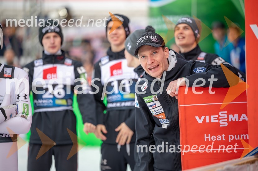  Anže Lanišek, smučarski skakalecPlanica 2024, petek in zmaga Petra Prevca