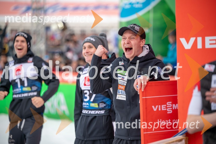  Anže Lanišek, smučarski skakalecPlanica 2024, petek in zmaga Petra Prevca