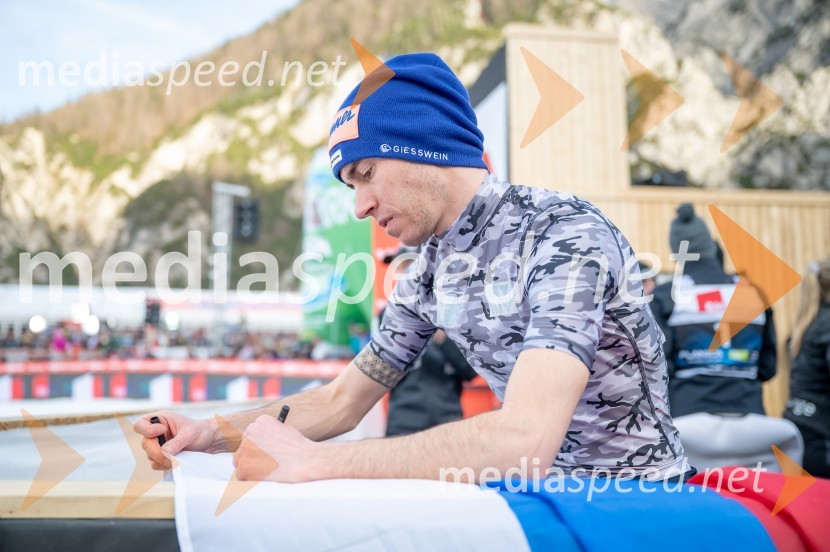  Stefan Kraft, smučarski skakalec (Avstrija)Planica 2024, petek in zmaga Petra Prevca