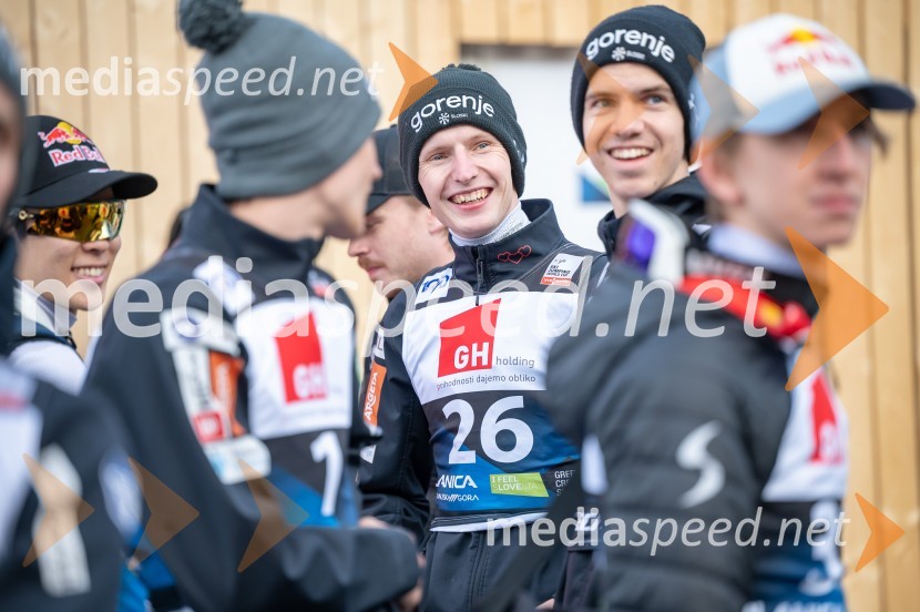  Lovro Kos, smučarski skakalecPlanica 2024, petek in zmaga Petra Prevca