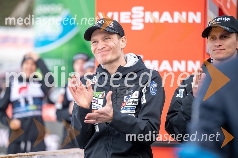  Anže Lanišek, smučarski skakalecPlanica 2024, petek in zmaga Petra Prevca