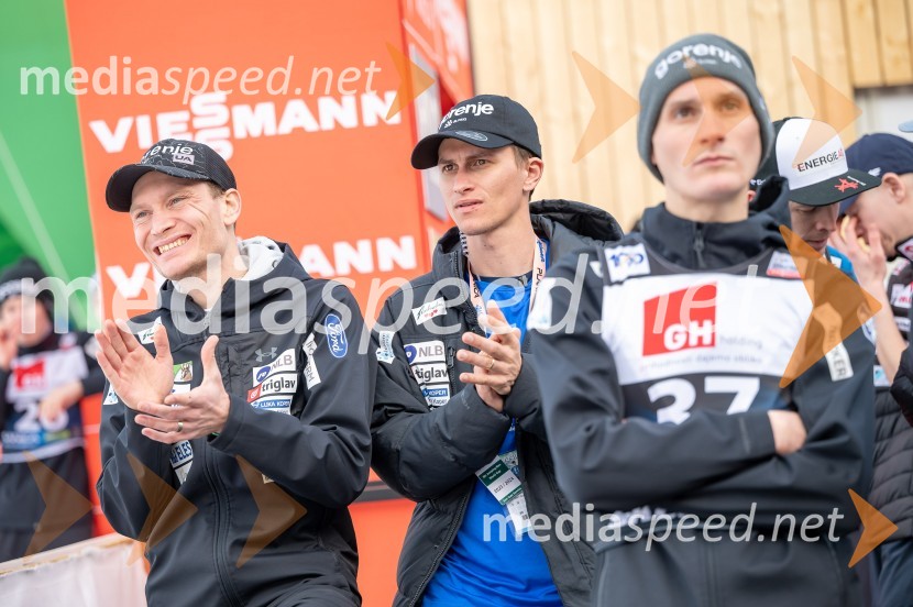  Anže Lanišek, smučarski skakalec;  ... Planica 2024, petek in zmaga Petra Prevca