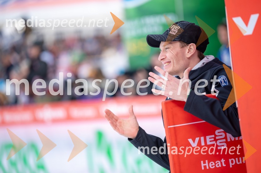  Anže Lanišek, smučarski skakalecPlanica 2024, petek in zmaga Petra Prevca