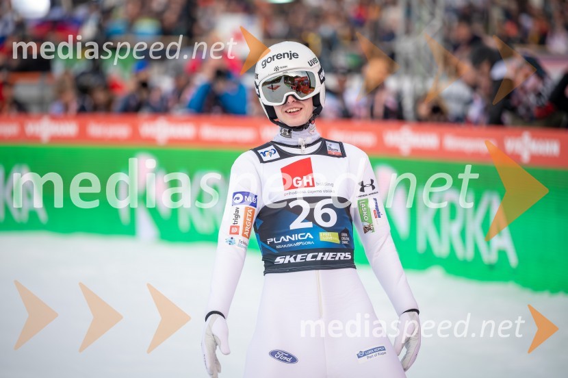  Lovro Kos, smučarski skakalecPlanica 2024, petek in zmaga Petra Prevca