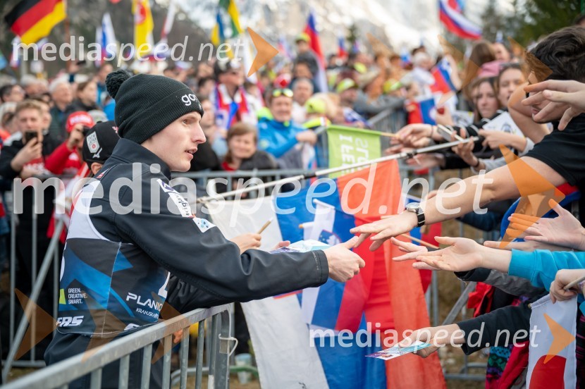  Lovro Kos, smučarski skakalecPlanica 2024, petek in zmaga Petra Prevca