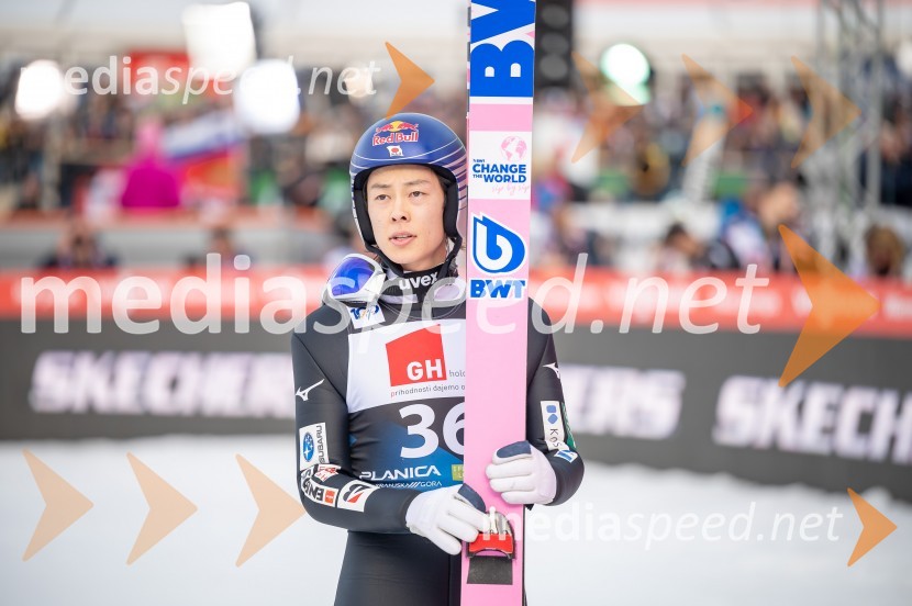  Ryoyu Kobayashi, smučarski skakalec (Japonska)Planica 2024, petek in zmaga Petra Prevca