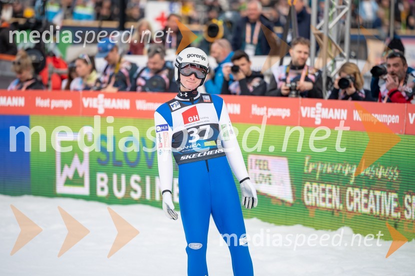  Domen Prevc, smučarski skakalecPlanica 2024, petek in zmaga Petra Prevca