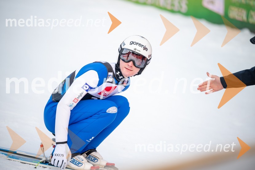  Domen Prevc, smučarski skakalecPlanica 2024, petek in zmaga Petra Prevca