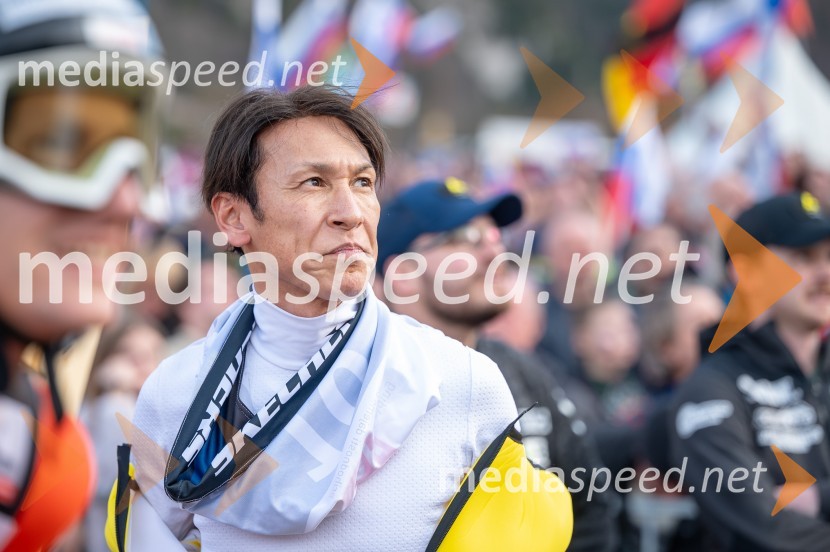  Noriaki Kasai, smučarski skakalec (Japonska)Planica 2024, petek in zmaga Petra Prevca