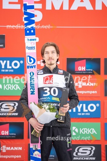  Johann Andre Forfang, smučarski skakalecPlanica 2024, petek in zmaga Petra Prevca