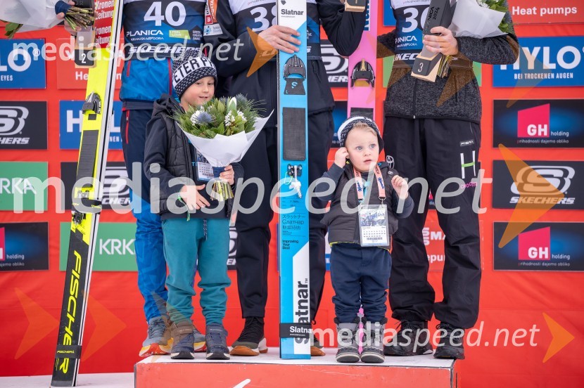  Ludvik Prevc;  Oskar PrevcPlanica 2024, petek in zmaga Petra Prevca
