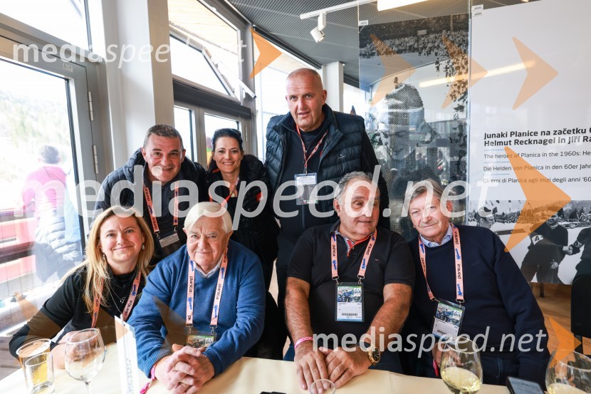  ... ;  ... ;  Milan Kučan, nekdanji predsednik Republike Slovenije;  ... ;  ... ;  ... ;  ... Planica 2024, petek in zmaga Petra Prevca