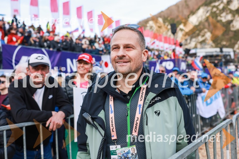  Tomaž Šušteršič, generalni sekretar organizacijskega komiteja PlanicaPlanica 2024, petek in zmaga Petra Prevca