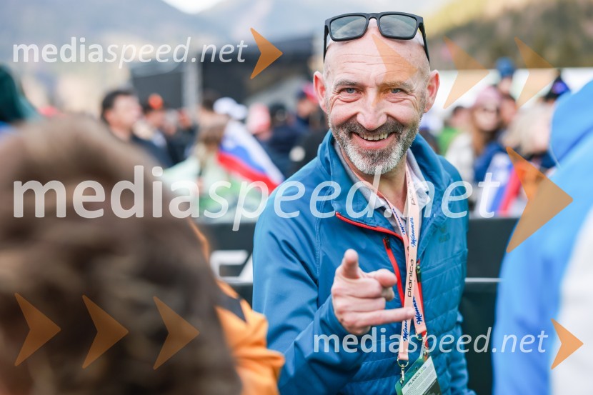  Uroš Kuzmič, vodja oddelka za upravljanje dogodkov Zavarovalnica Triglav d.d.Planica 2024, petek in zmaga Petra Prevca