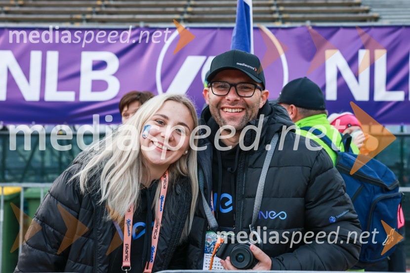  Taja Rus;  Blaž Muc, fotografPlanica 2024, petek in zmaga Petra Prevca