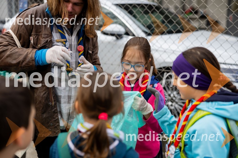 Čistilna akcija v Kranju