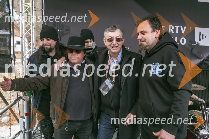  Peter Lovšin - Pero, pevec; dr. Andrej Stare, televizijski komentator;  ... Planica 2024, sobota