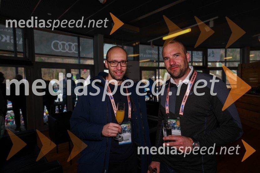  Luka Steiner, podpredsednik, Smučarska zveza Slovenije;  Uroš Zupan, direktor, Smučarska zveza Slovenije Planica 2024, sobota